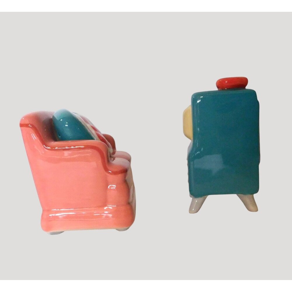 I Love Lucy Job Switching Salt Pepper Shakers Chocolate Factory Ethyl NEW Boxed - Picture 4 of 12